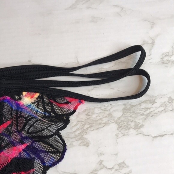 Victoria’s Secret PINK sexy lace colorful thong panty size small - Picture 3 of 8